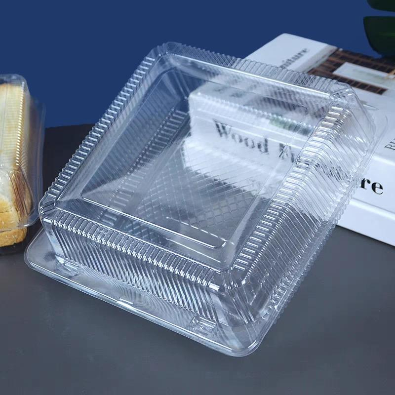 Cheesecake Mousse Container Food Grade Pet Clear Pastry Box Takeaway Packaging Case