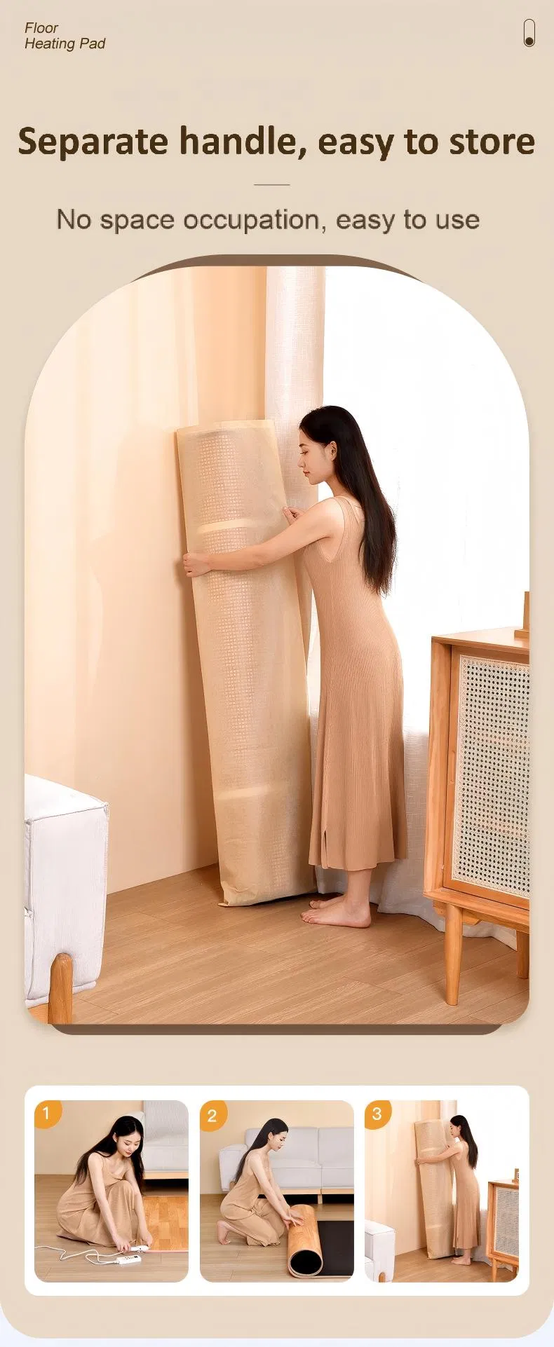 Premium Electric Floor Heating Mat for Cozy Indoor Comfort