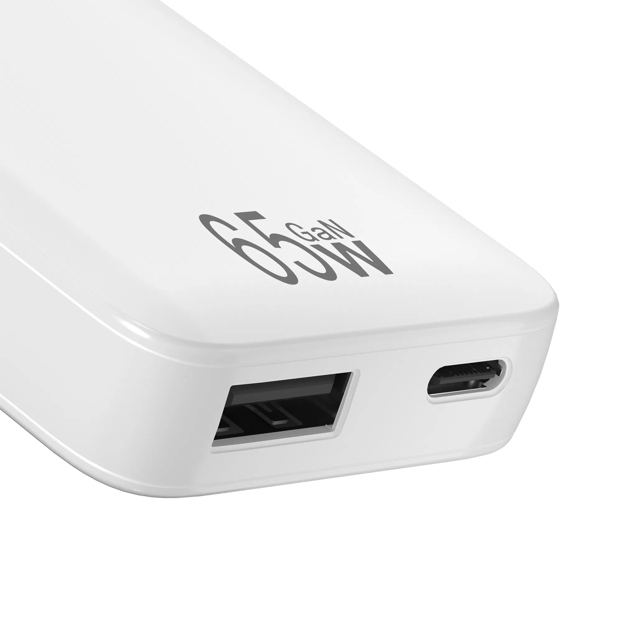 Зарядное устройство 65W GaN для ноутбука и телефона