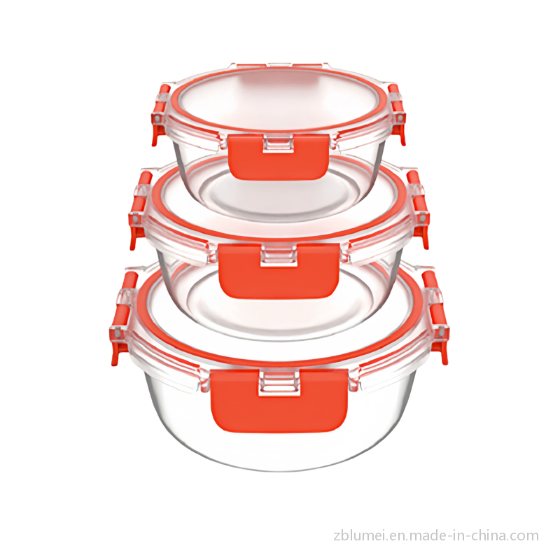 Whole Airtight Heat Resistant High Borosilicate Glass Food Storage Container - Microwave, Freezer & Dishwasher Safe