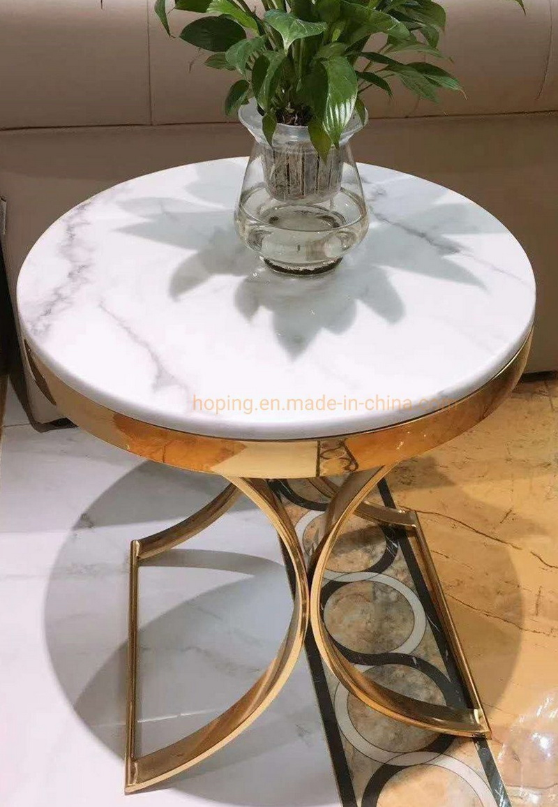 3 Cross Leg Design Small Size Modern Style Living Room Side Table for Hotel