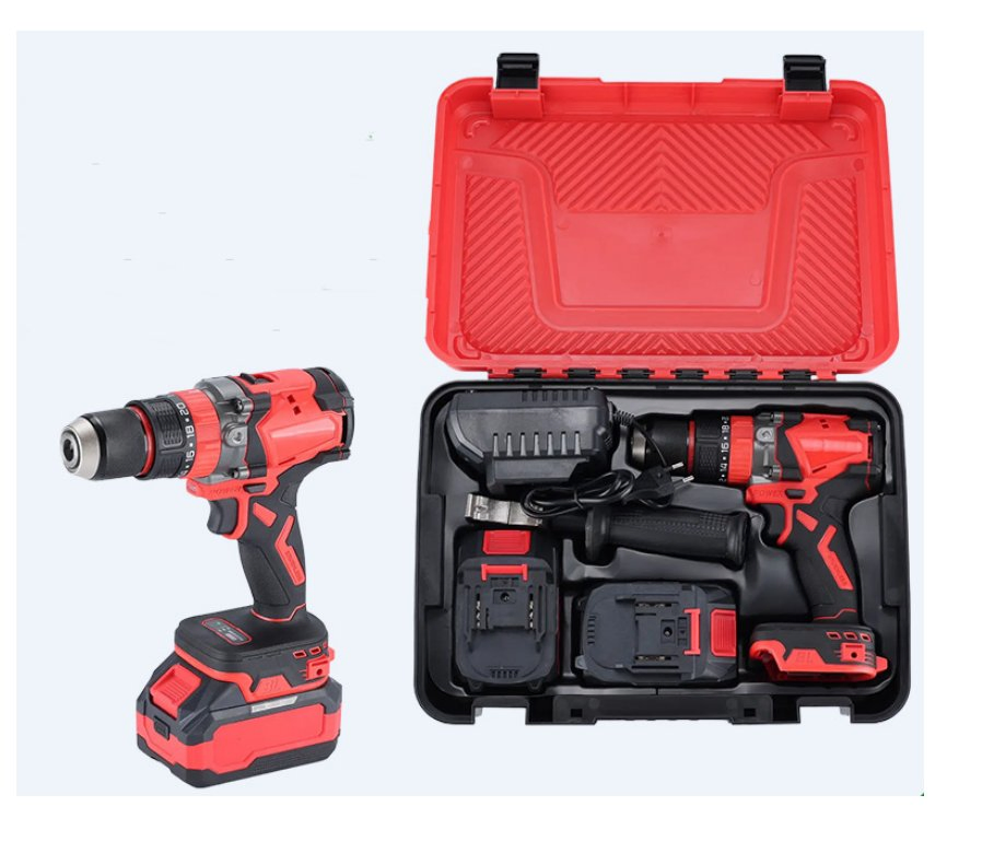 Cordless Power Drill Set, 21V Electric Drill Driver Kit with Battery and Fast Charger
