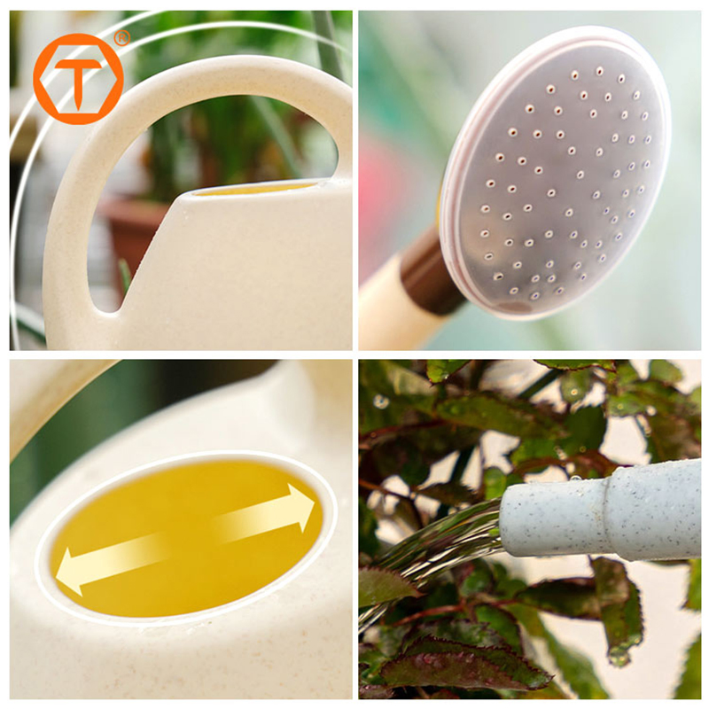 3.2L Capacity Agricultural Garden Wide Mouth Water Can Plastic Watering Can for Indoor and Outdoor Use