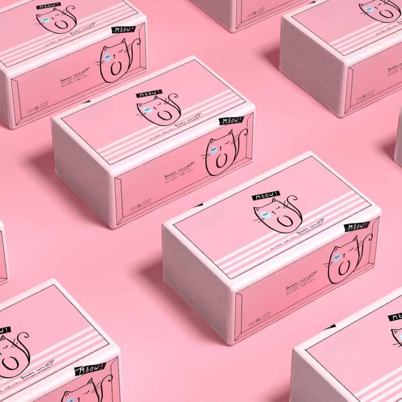 Hot Selling 3ply Customizable and Soft Virgin Wood Facial Tissue Paper