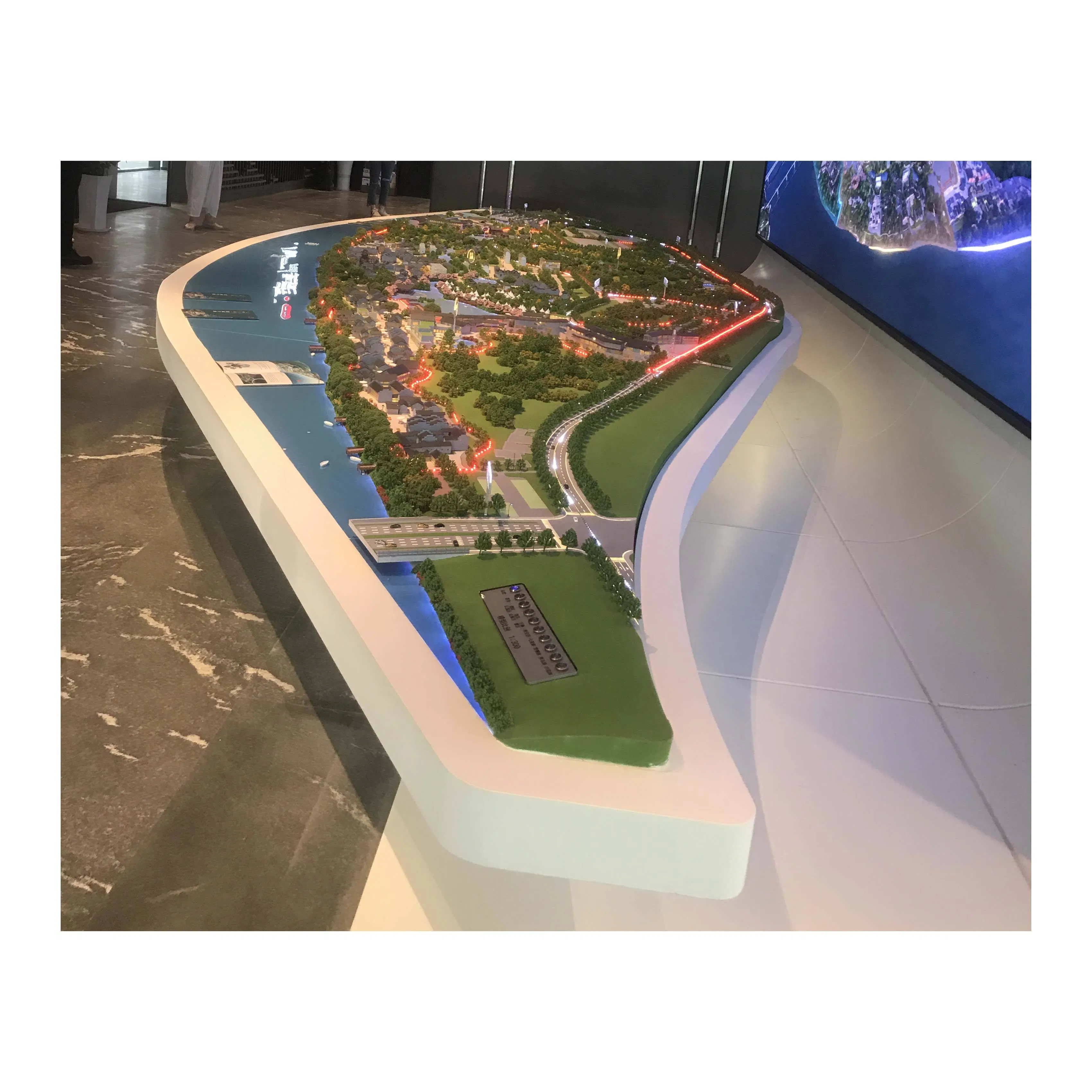 Large Scale 3D Architectural Design, Urban Planning, Proportional Sand Table Model