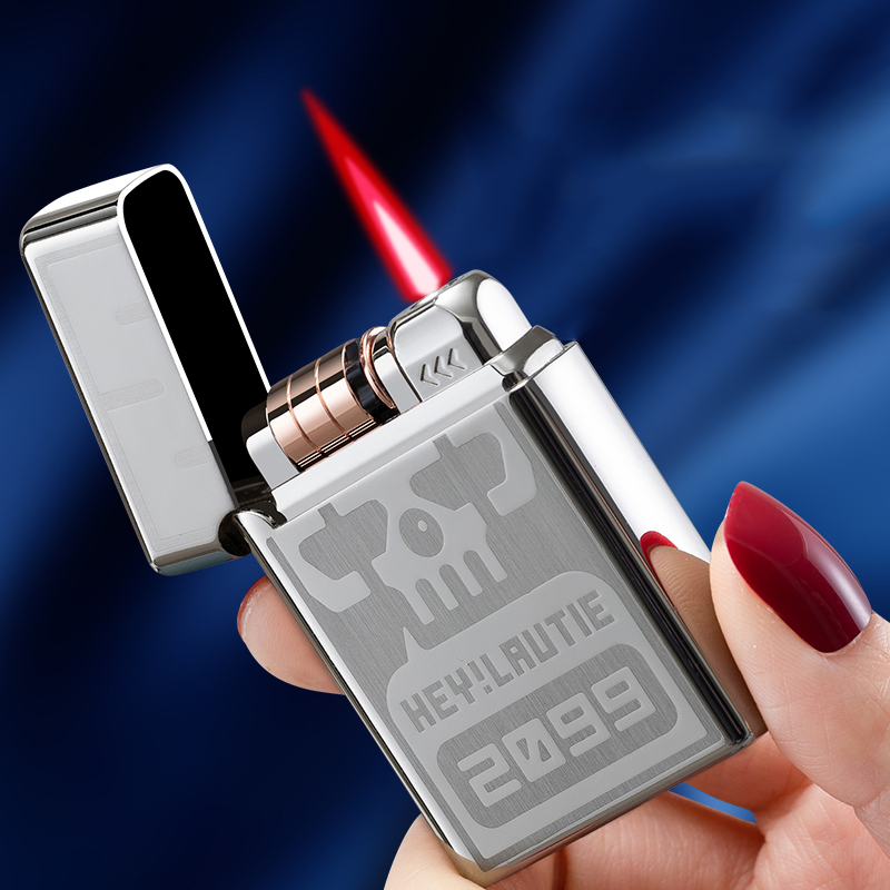 Creative and Strong Windproof Jet Flame Alloy Lighter and Cigarette Lighter