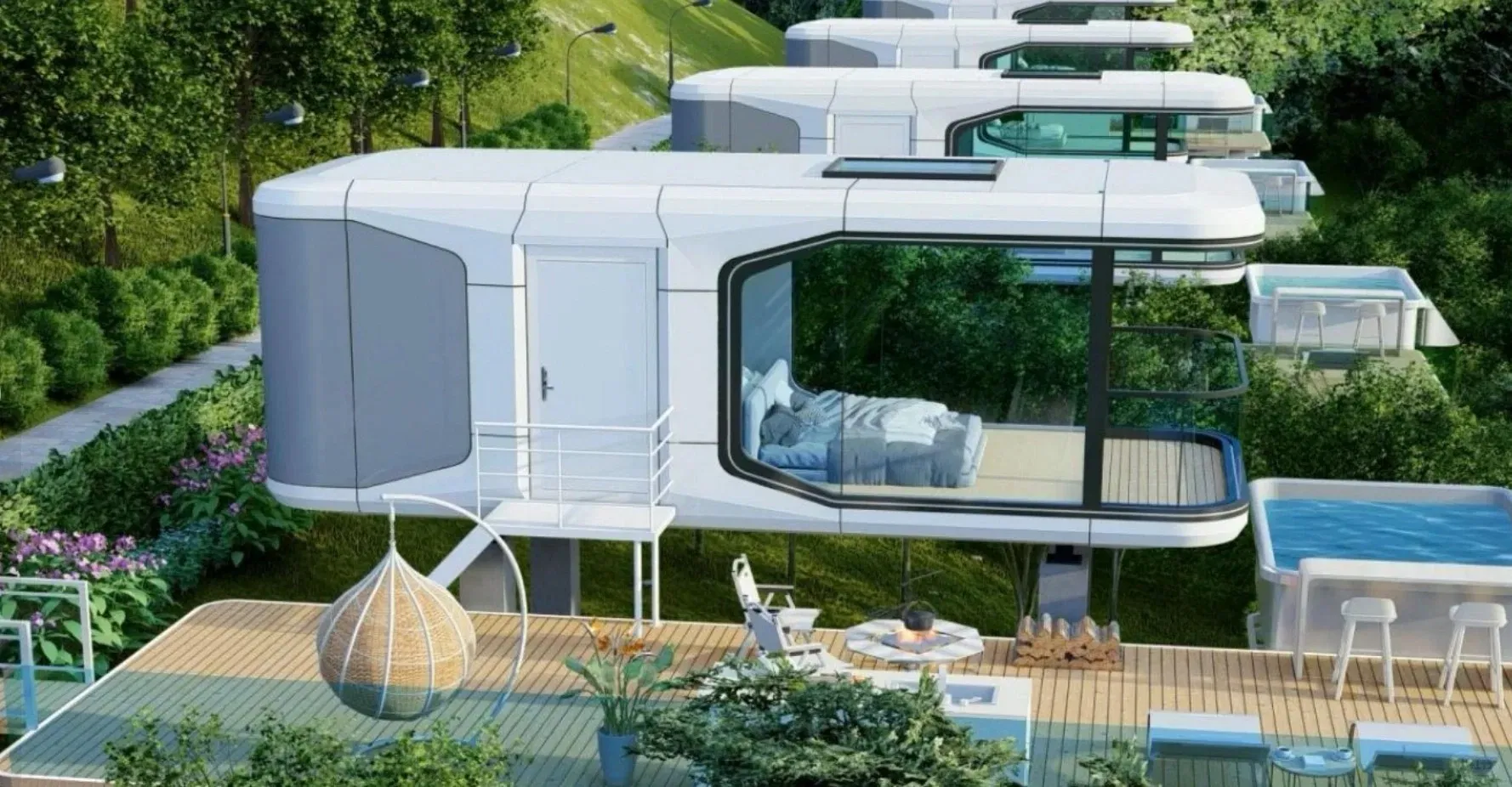 New Design Products Container Smart Space Capsule Cabin House Resorts Modular House