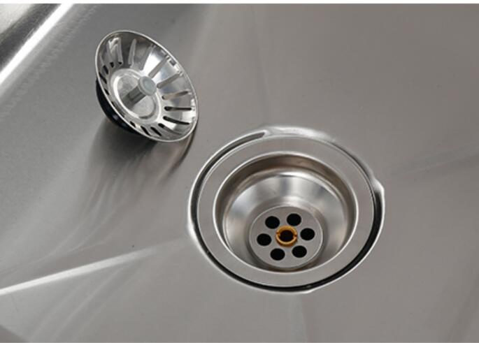 Stainless Steel Kitchen Sink Double Bowl Basin Hand Wash Sink