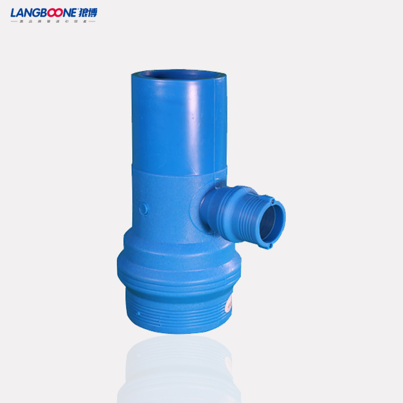 SDR9/11 HDPE Electric Weld Reducing Socket-Spigot Tee Fitting with Gasket Gasket