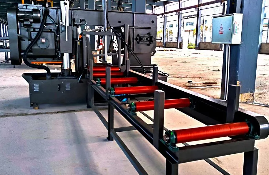 Станок ленточнопильный автоматический промышленный двухстоечный GB4220