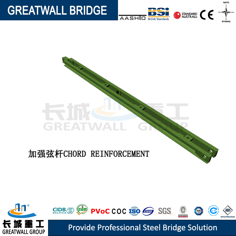 Fast Assembled Portable Steel Structure Bailey Bridge Zb200 for Construction