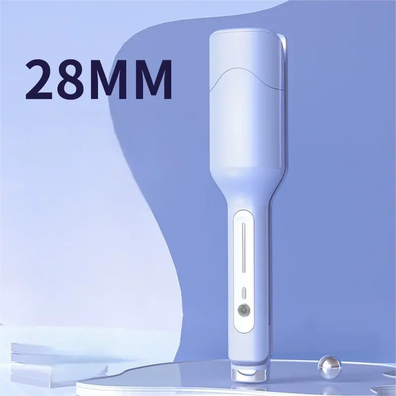 28mm Deep U-Shape Hair Waver Curling Iron Ionic Hair Care Styling Tool for Soft Waves & Voluminous Curls