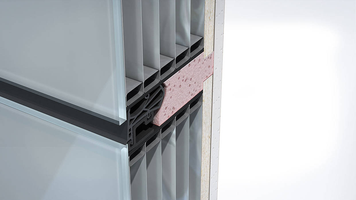 Ce USA Standard Aluminum Glass Curtain Wall System