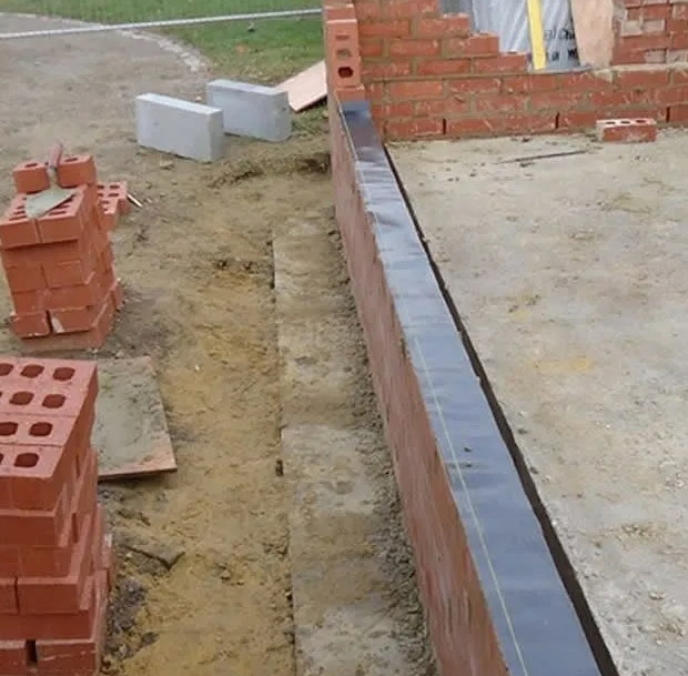 Embossed PE Dpc Damp Proof Course Tape for Building Construction Foundation Wall