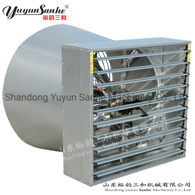 Shutter (Push-pull Opening System) Cone Fan Axial Flow Air Cooling Fans Ventilation Exhaust Fans for Poultry Chicken Layer Broiler House Air Cooler