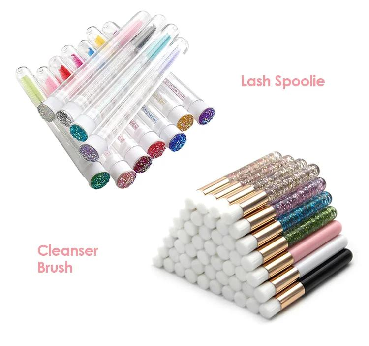 Wholesale Colorful Custom Lash Extension Shampoo Bottle Oil Free Lashes Shampoo Eyelash Foam Cleanser