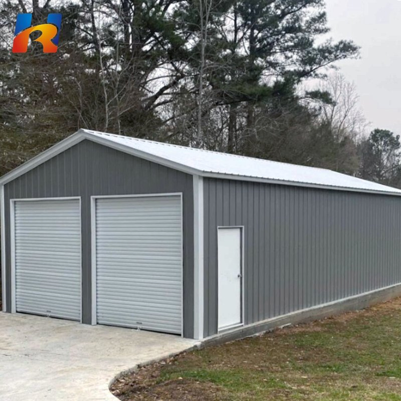 Prefabricated Light Steel Structure Garage Building with Easy Assembly and Durable Design