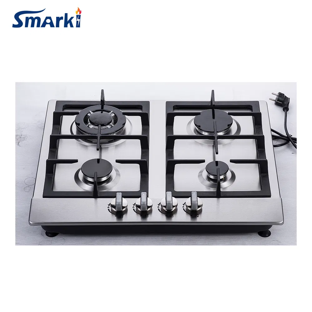 Stainless Steel 4 Burners Gas Hob