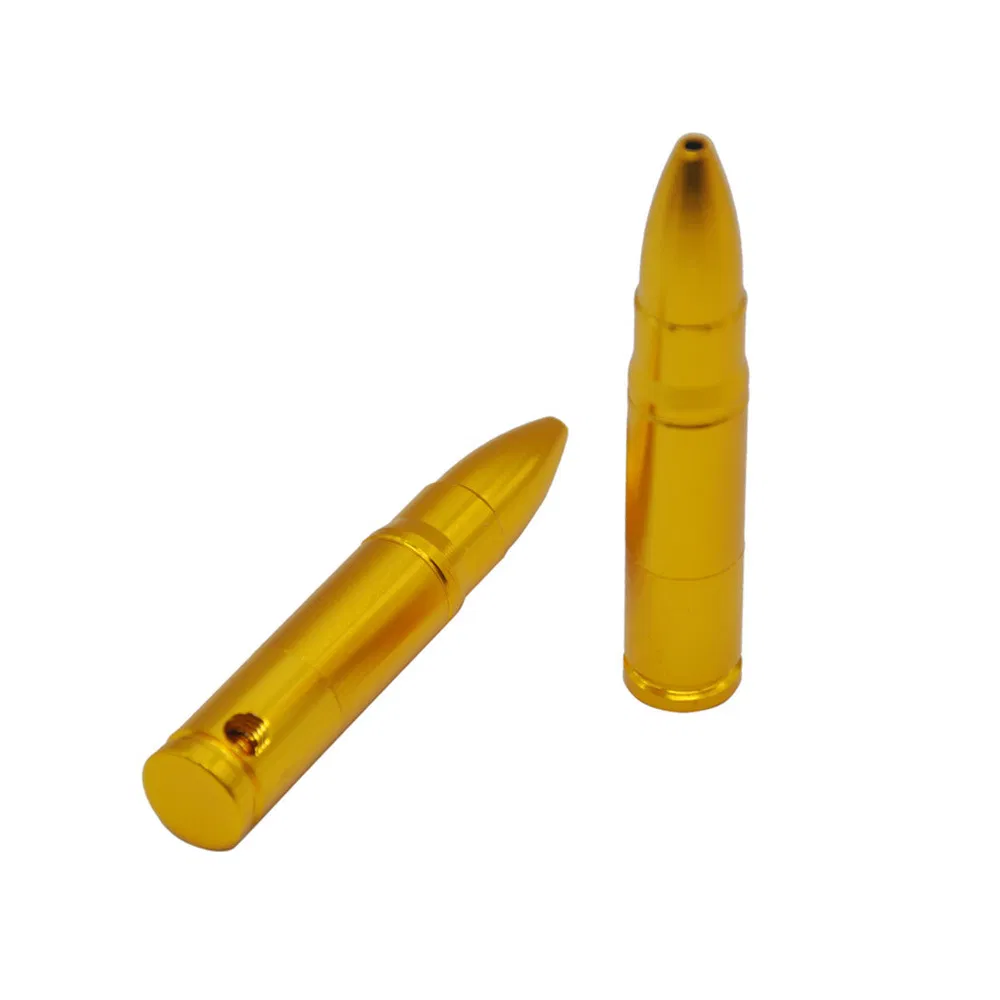 Medium Bullet Shape Aluminum Metal Smoking Pipe
