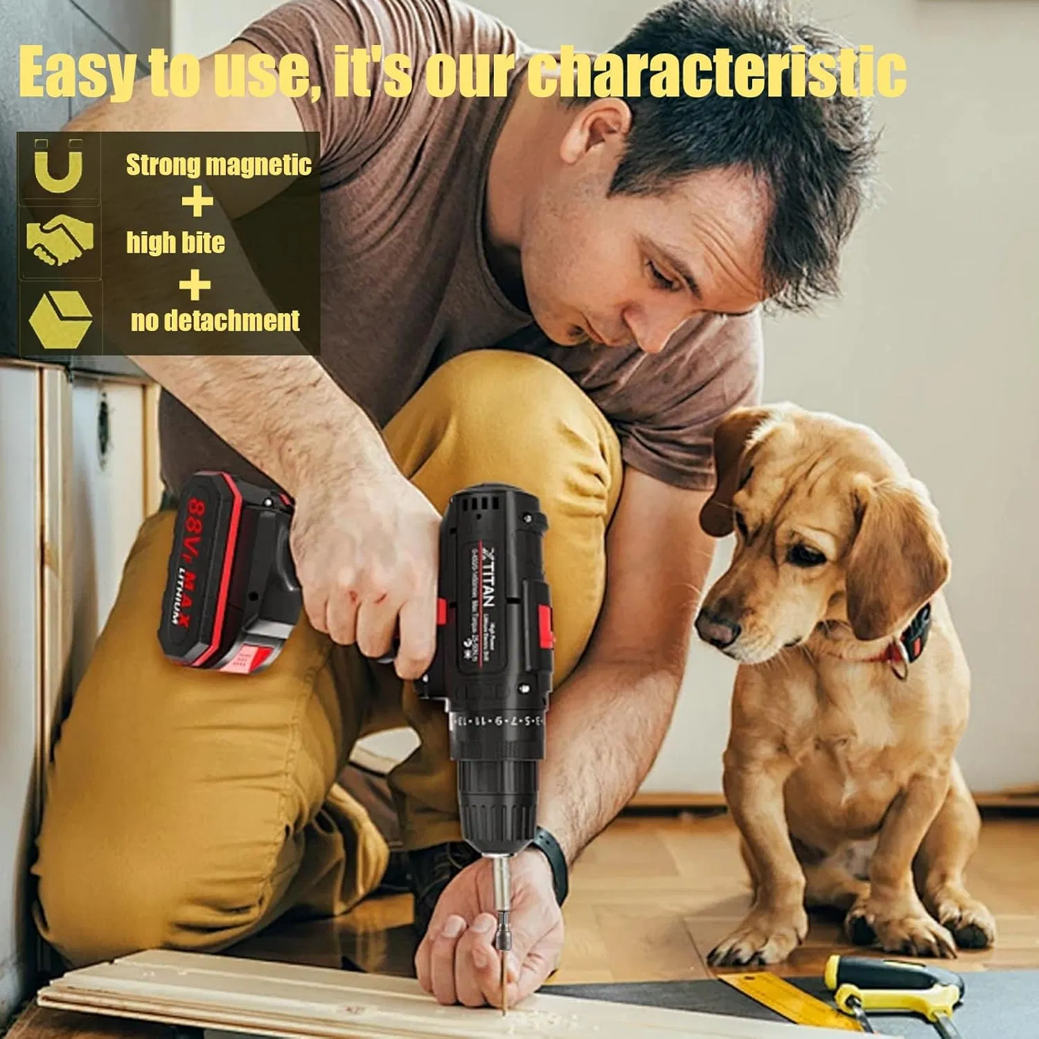 Hex Magnetic Power Socket Adapter Drill Bit Nut Driver for Power Tools