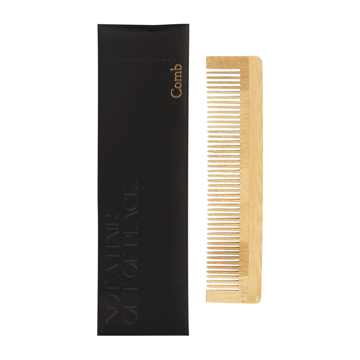 Cheap Hotel Plastic Wheat Straw Hair Comb Bamboo Hotel Hair Comb