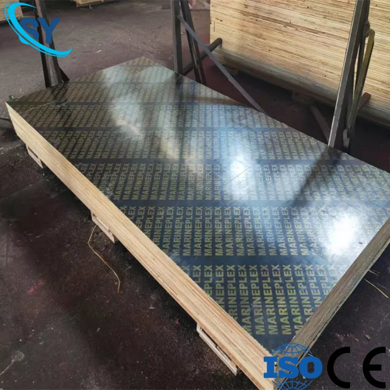 4*8FT 1220*2440mm Formwork Concrete Plywood Biz Standard Shuttering Plywood Phenolic Glue 2 Times Hot Pressed Black/Green Film Faced Plywood for Construction