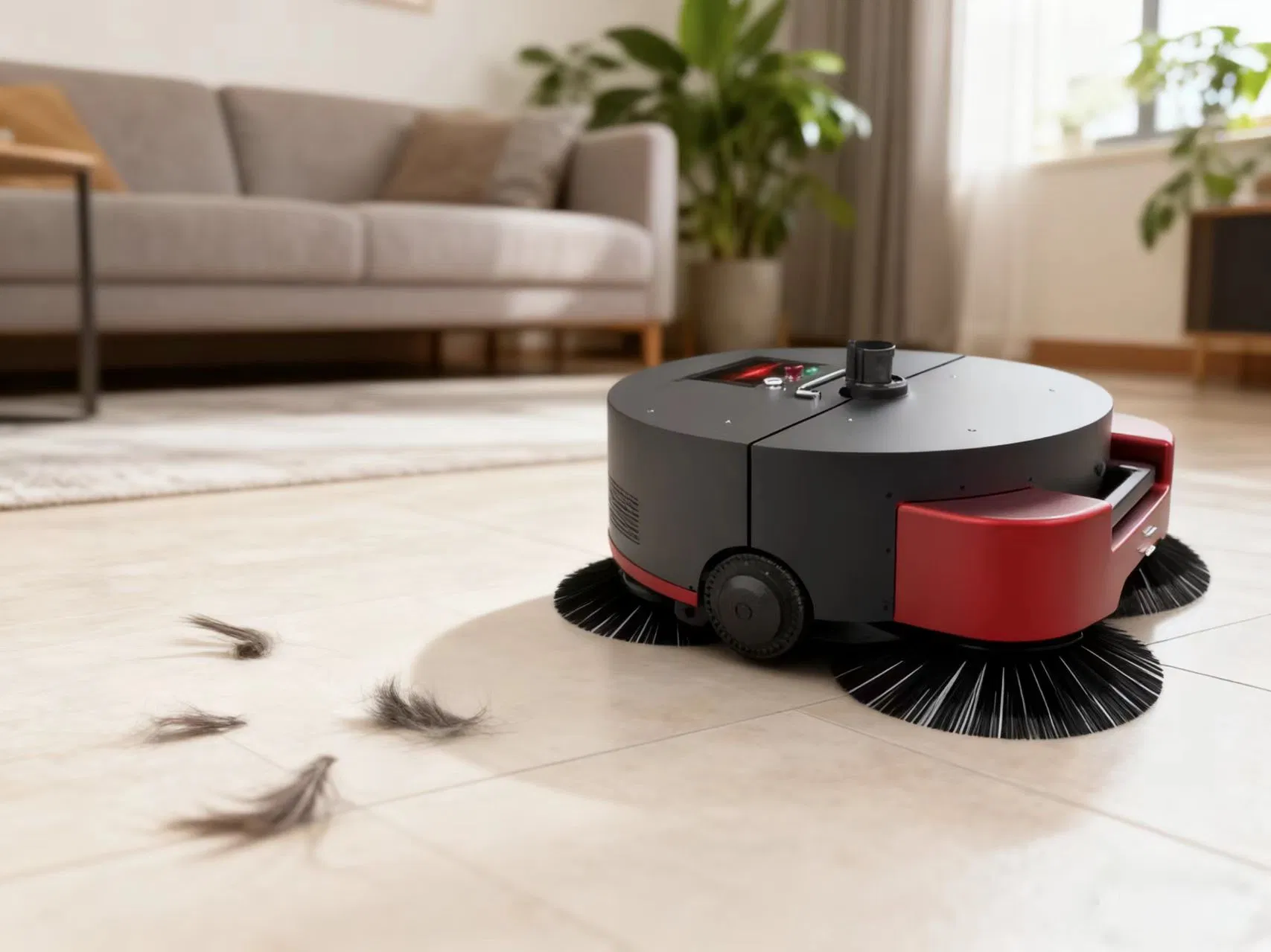 High-Efficiency Lidar Navigation Mop and Vacuum Cleaner Combo