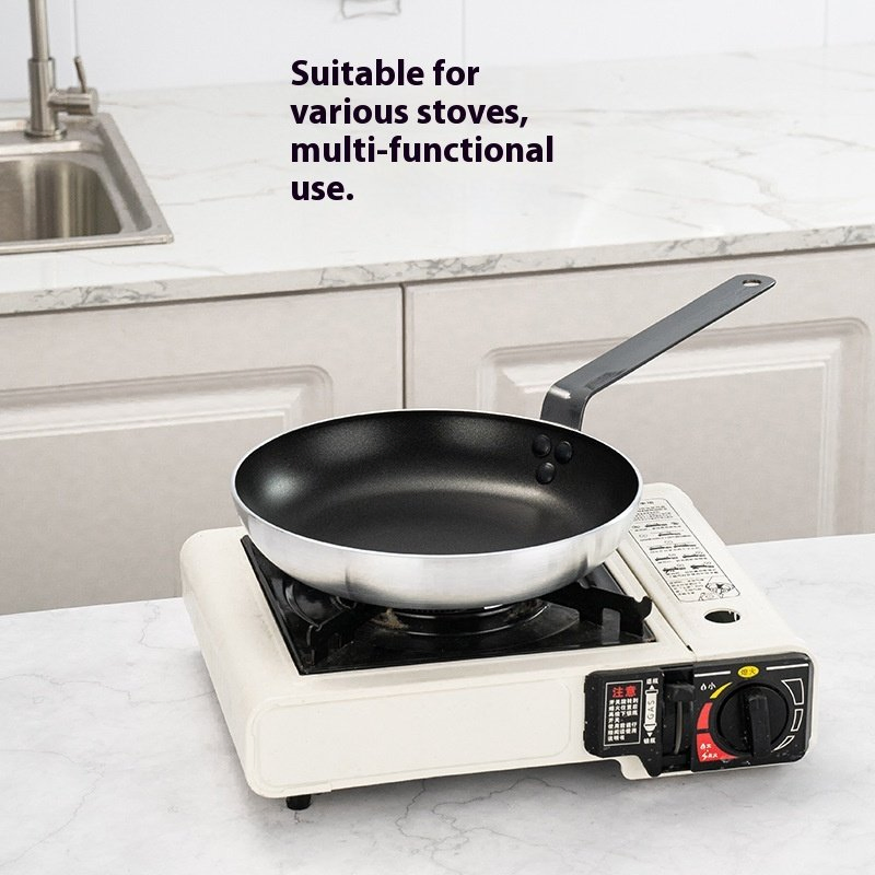Dual-Use Nonstick Pan Metal Steak and Pancake Frying Pan Induction Compatible Wholesale