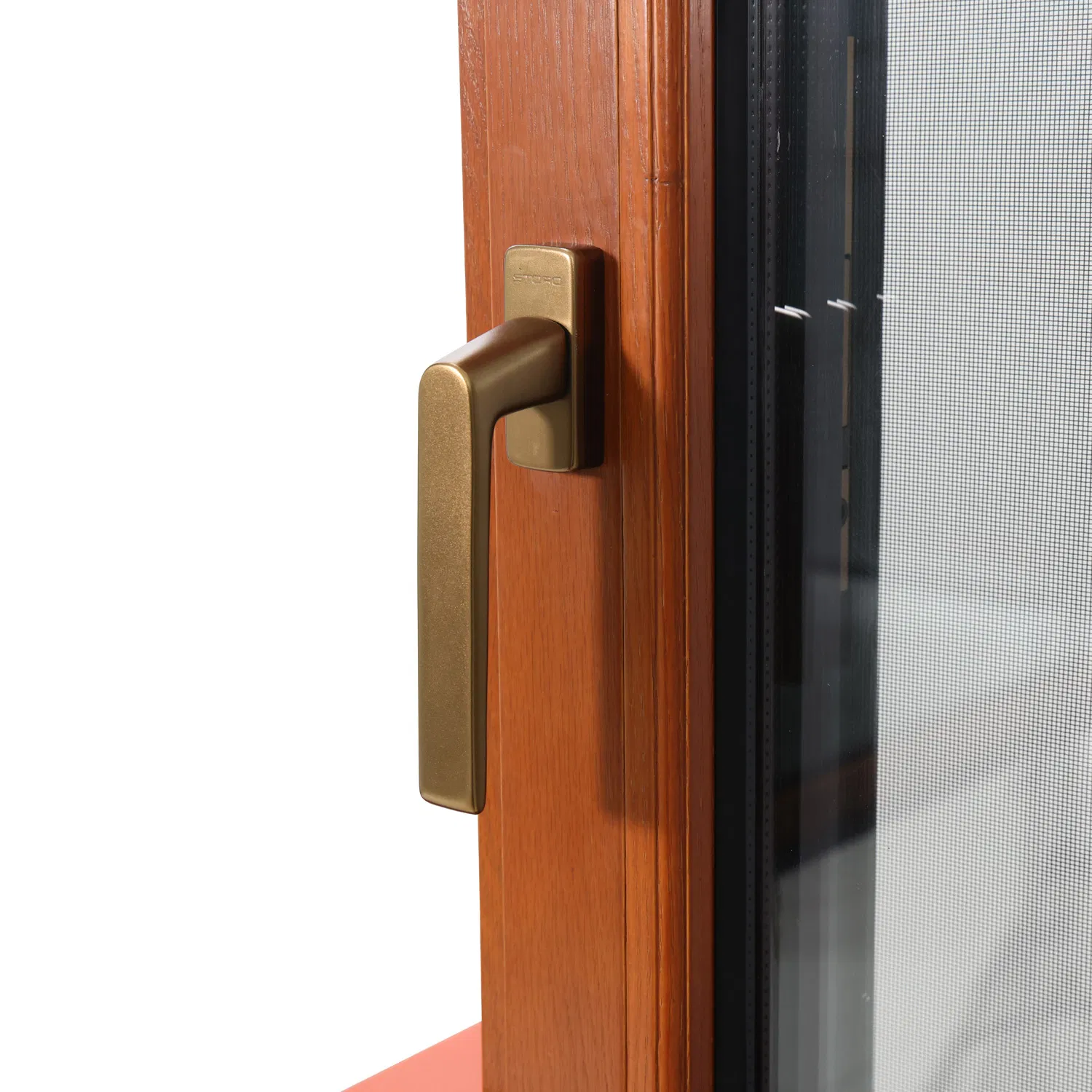 Luxury Design Aluminum Clad Wood Casement/Tilt Turn/ Swing/ Sliding/ Top-Hung Casement Wooden Energy Efficient Windows