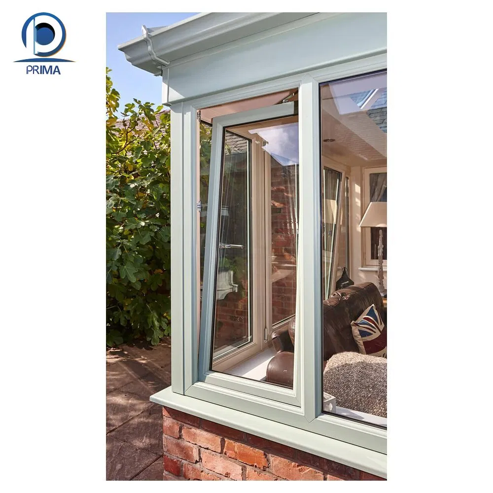 New Design Popular UPVC Double Glaze Aluminium Double Glazed Windows Tilt and Turn Window