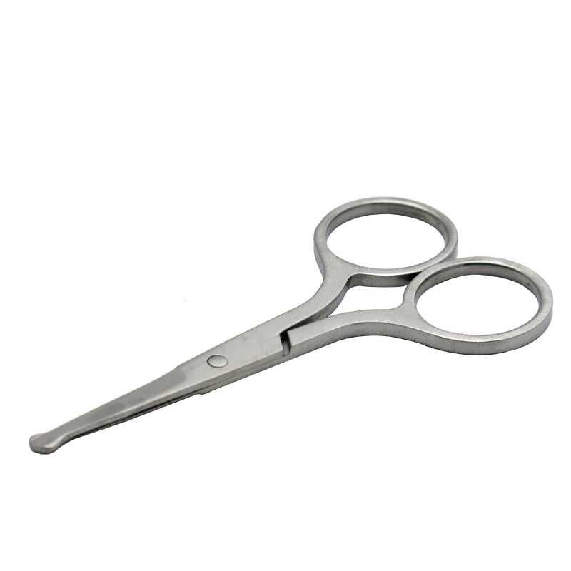 Thicken 3.5inch Stainless Steel Eyebrow Nose Hair Manicure Cuticle Scissors