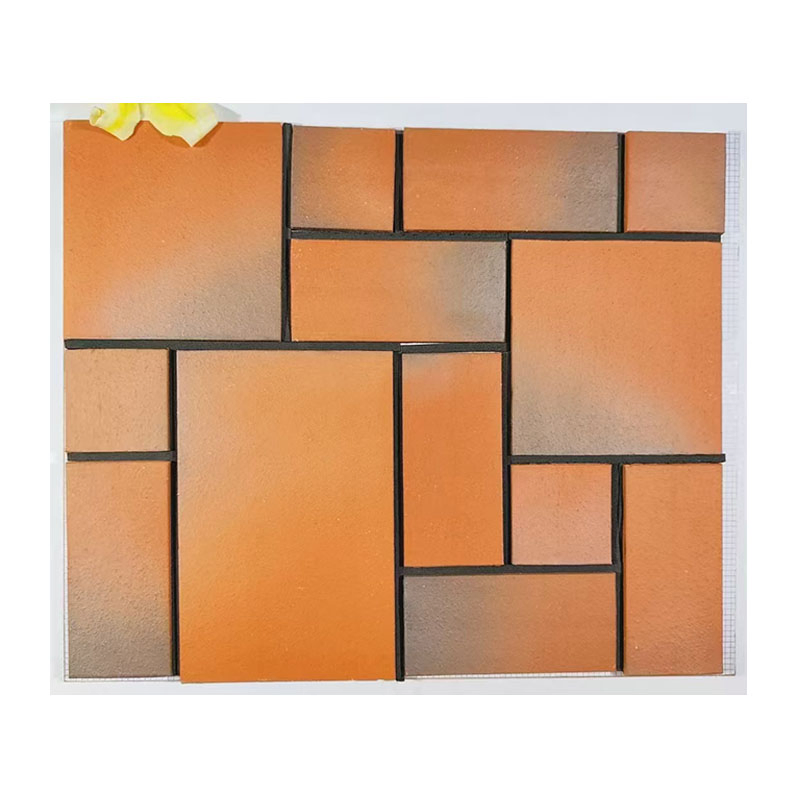 90X190+90*90mm Thick and Non-Slip Yard Terracotta Tiles Brick Red Clay Floor Tile