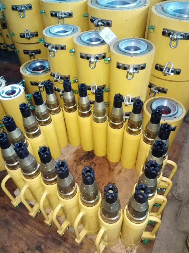 Qyc Series Mono Strand Tensing Hydraulic Prestressed Post Tension Jack