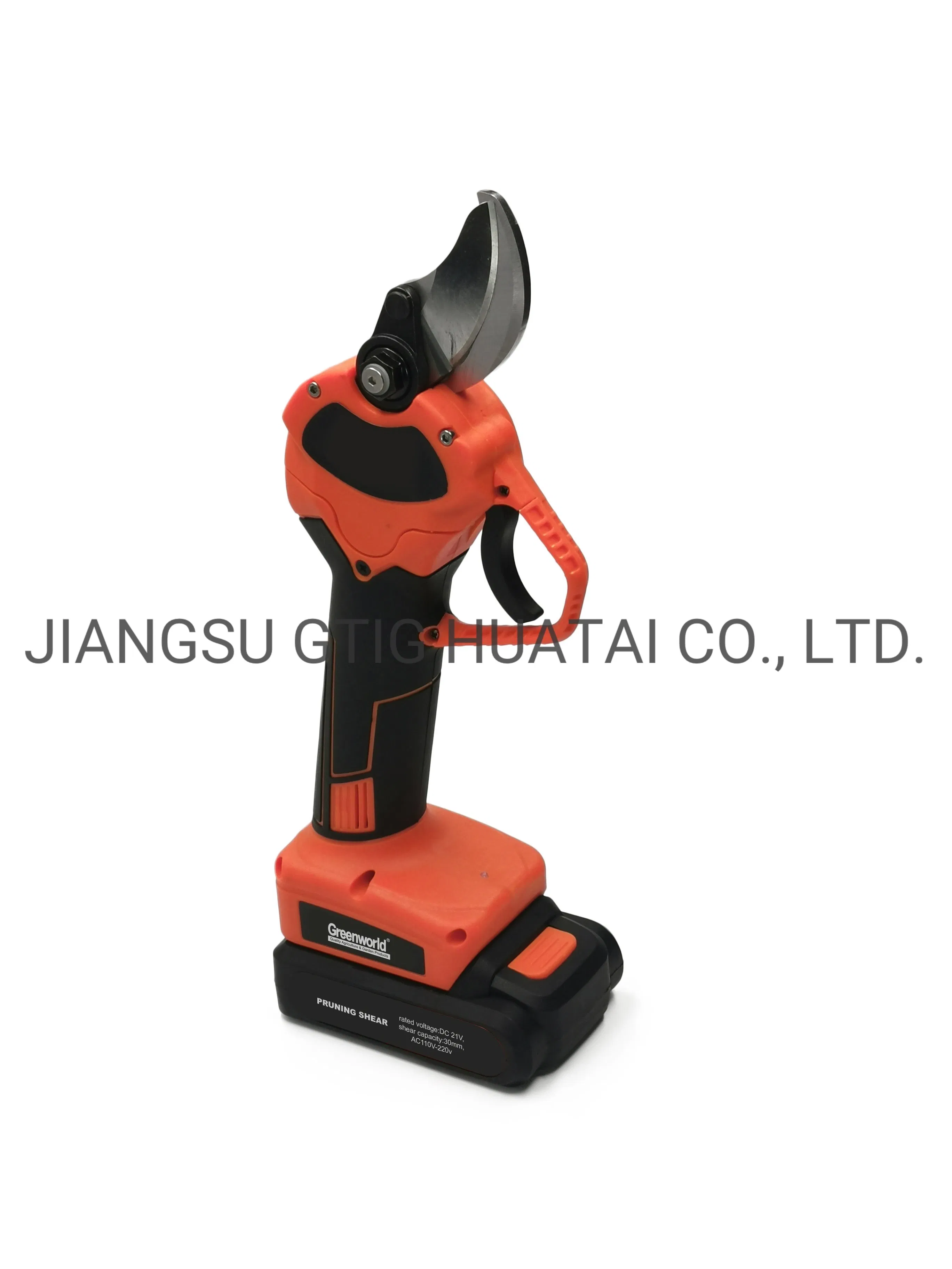 Электрический секатор Greenworld 30мм, встроенный аккумулятор