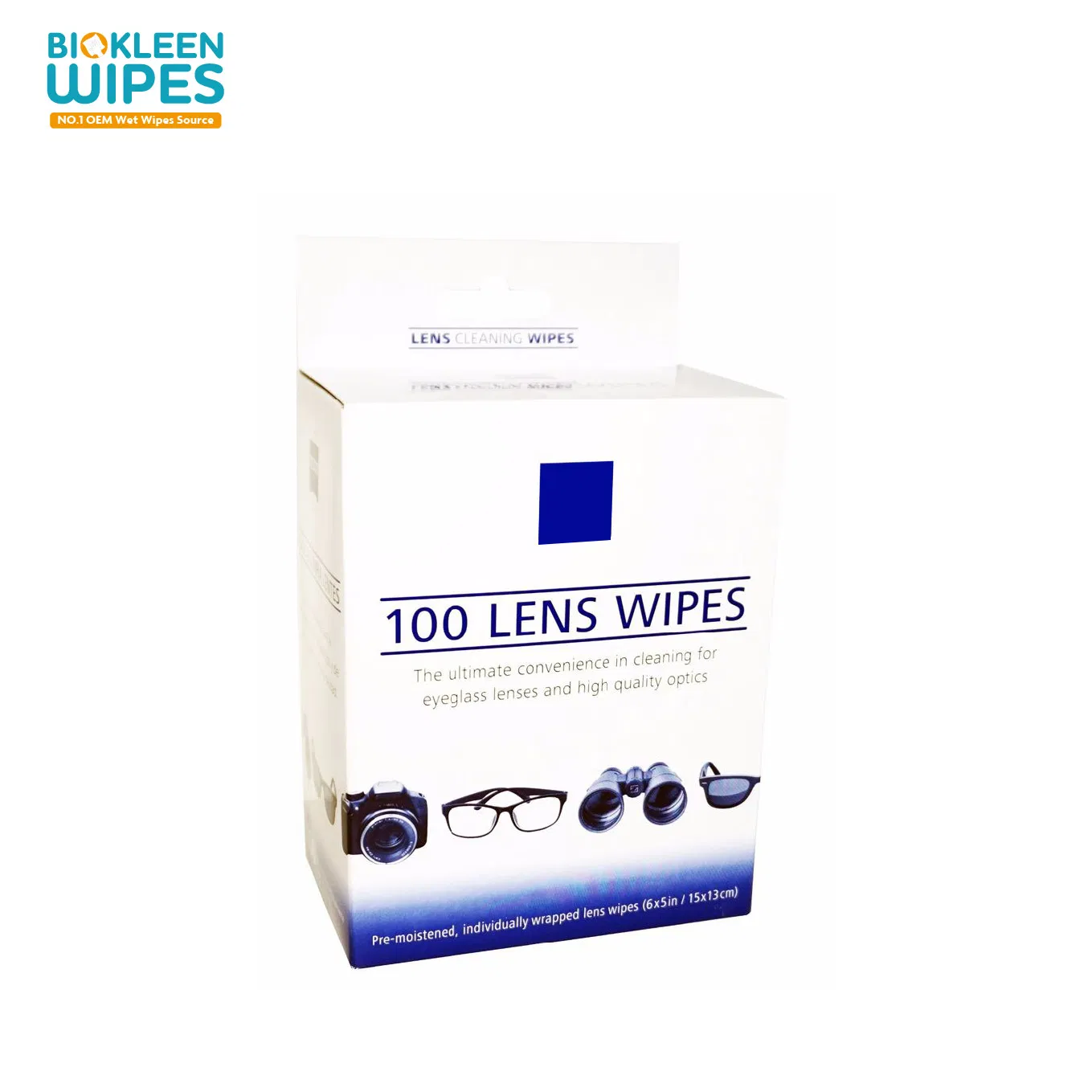 Biokleen 60 Pack Private Label Lens Wipes Disinfecting Surfaces Lens Cleaning Wipes Lens Cleaning Wet Wipes