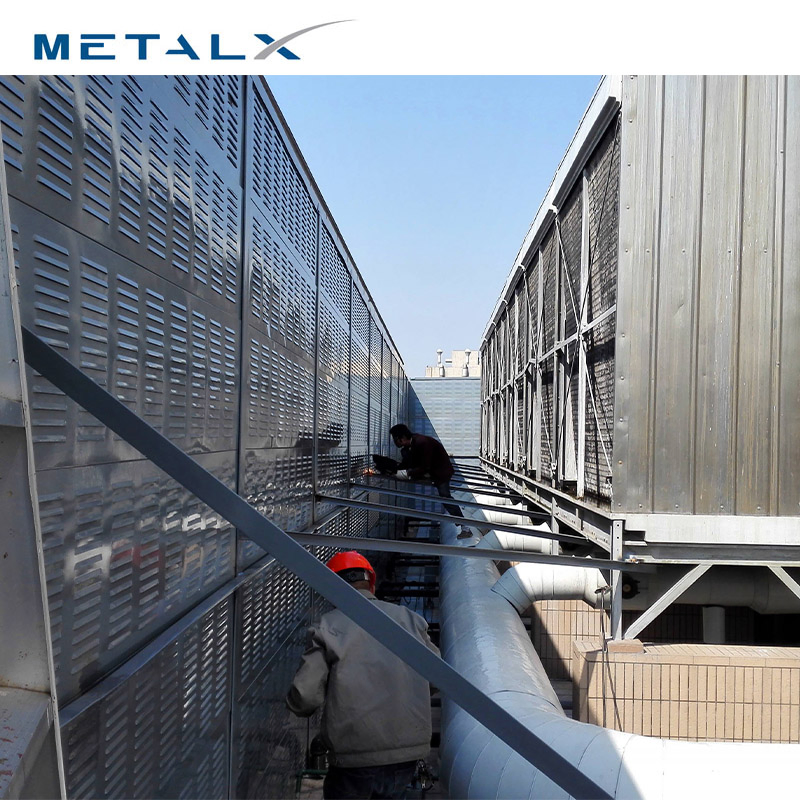 Steel Panel Sound Acoustic Barrier Wall Malaysia Outdoor Highway Sound Absorbing Barrier