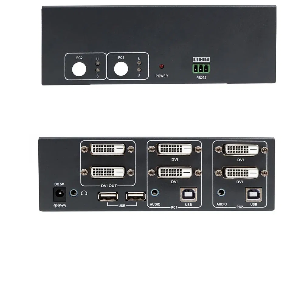 DVI Kvm Switch Support Wireless Keyboard Control