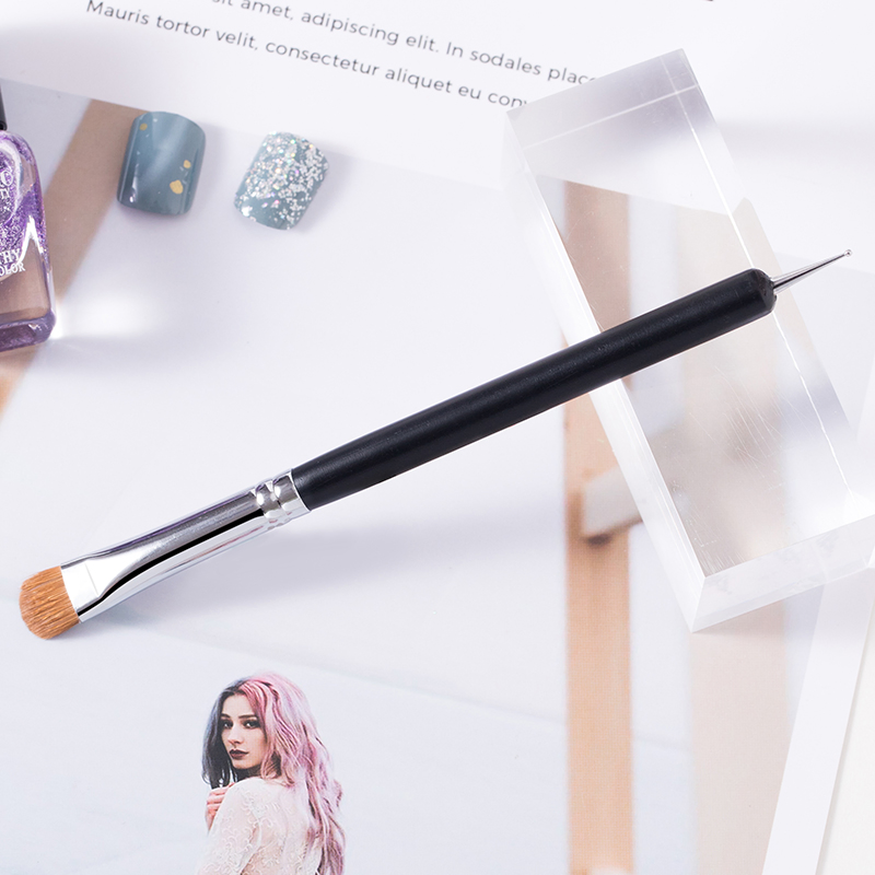 Guyo Top Quality Duel End 100% Kolinsky French Dotting Nail Brush