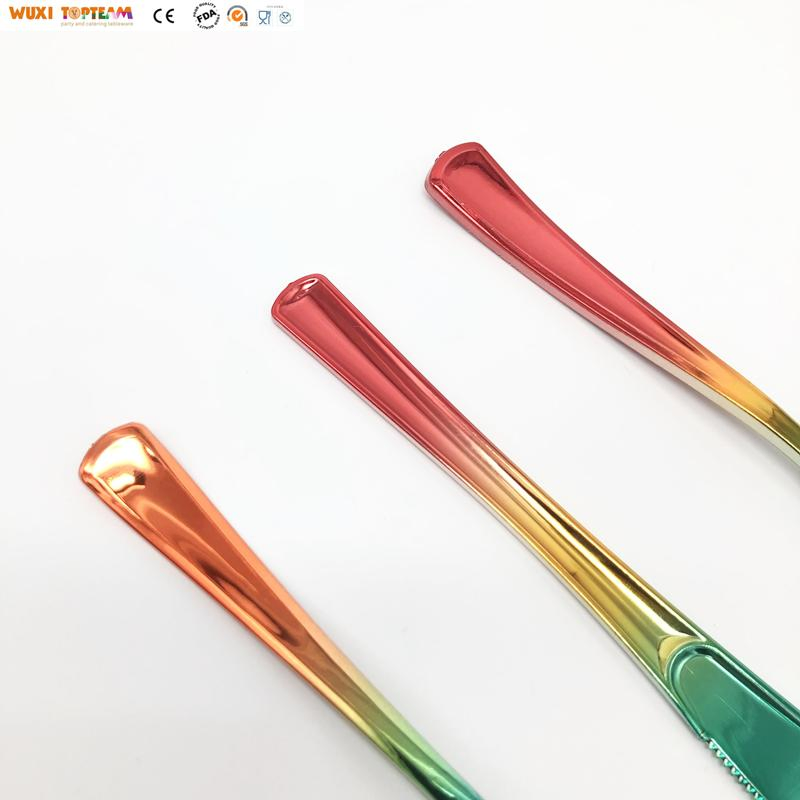 Vibrant Heavy Duty Plastic Cutlery Set for Weddings