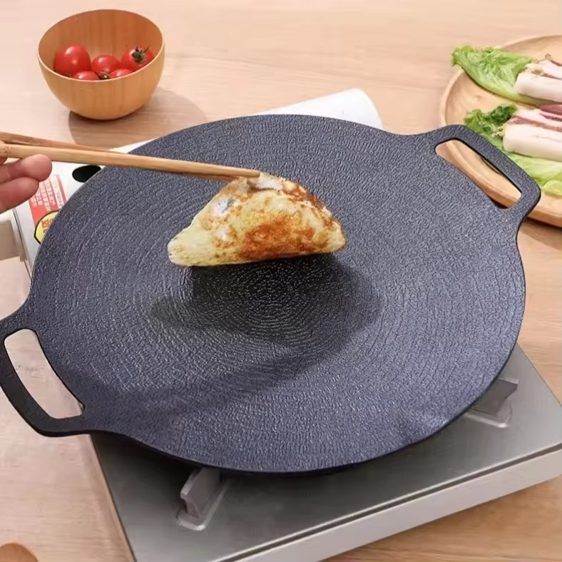 Most Popular BBQ Grill Pan 30cm 34cm 38 Cm Restaurants Baking Pan Non-Stick Frying Pan