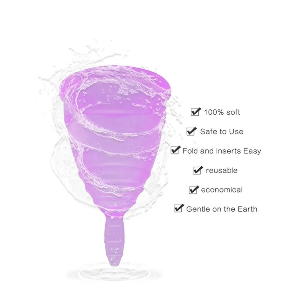 Reusable Soft Silicone Menstrual Cup for Eco-Conscious Users