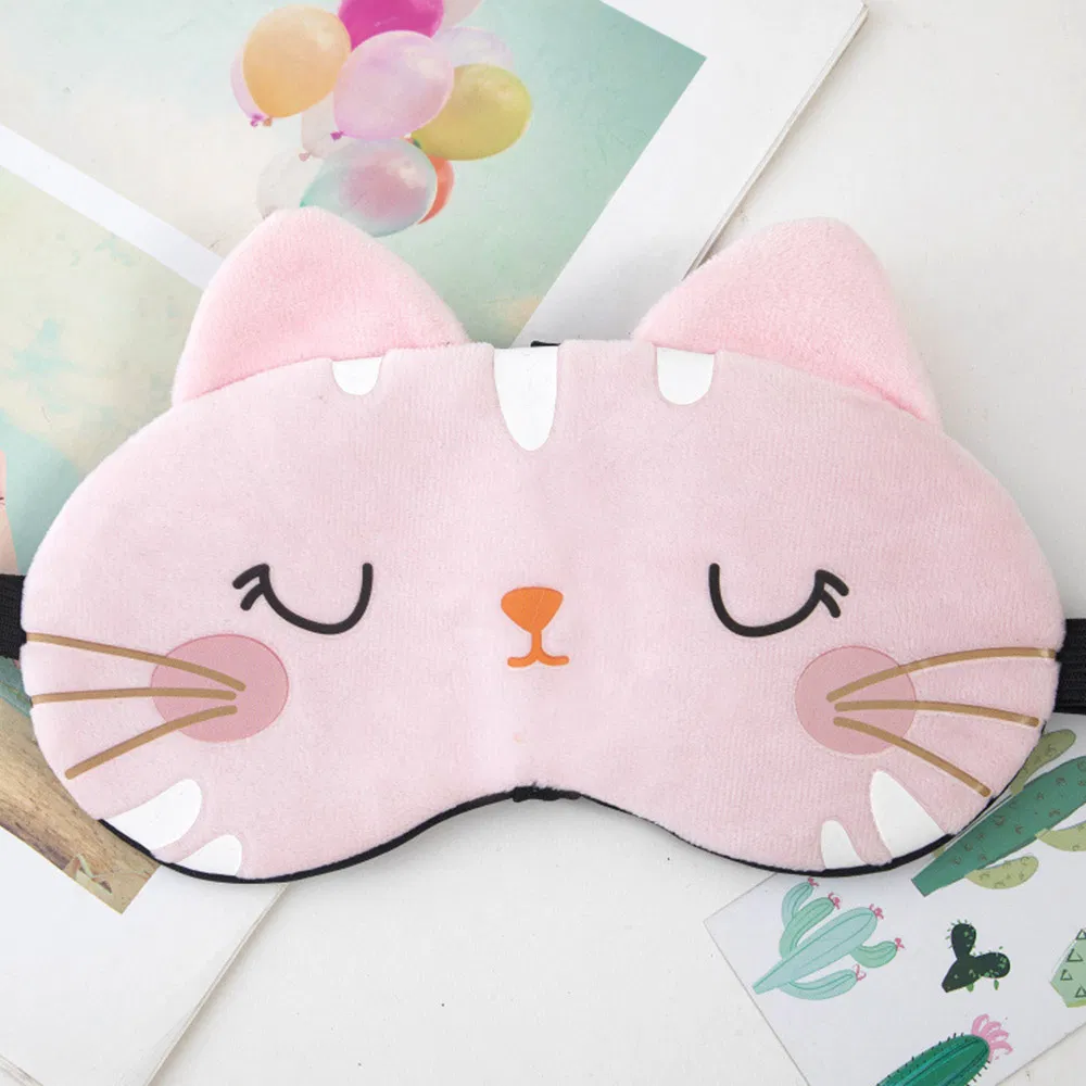 2024 New High-Quality Sleep Mask Cartoon Eye Mask for Airline & Home & Hotel
