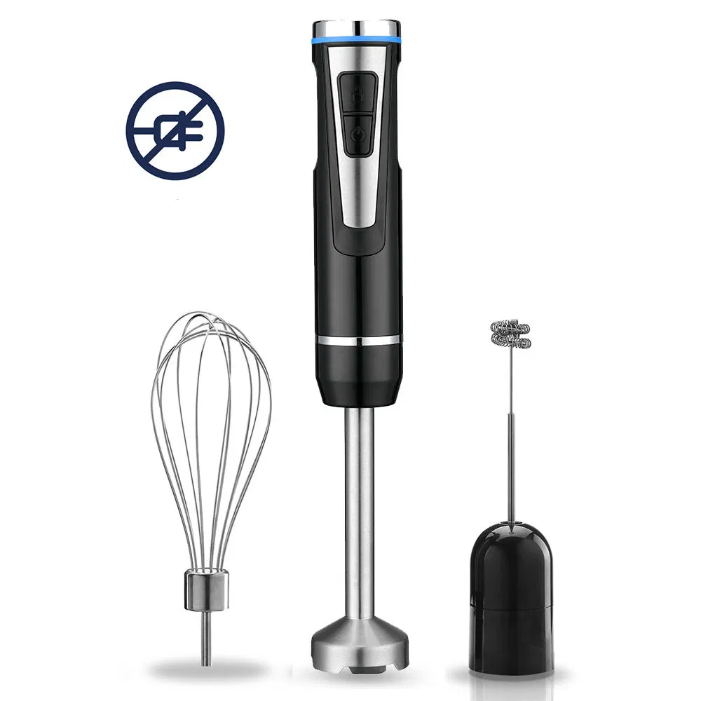 Multifunctional Outdoor 200W Type C Rechargeable Cordless Hand Blender Rechargeable Blender