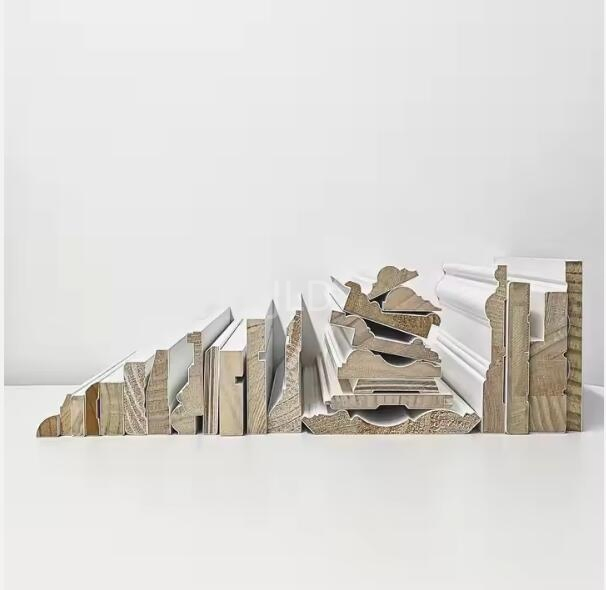 Factory White Primed Pine Wood MDF Painted Ceiling Mouldings Decorative Wood