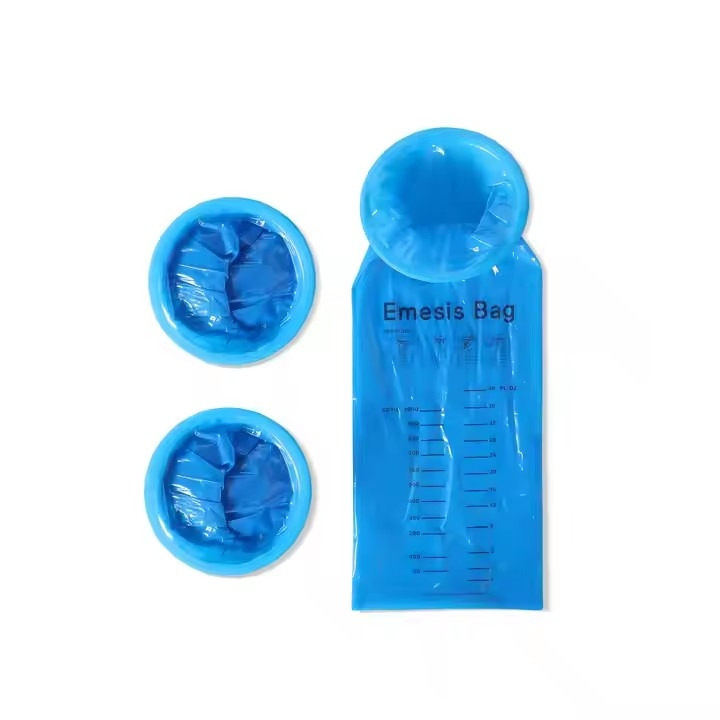 Customized Hospital Medical Vomit Bags Disposable Sickness Emesis Bag for Traveler Wholesale