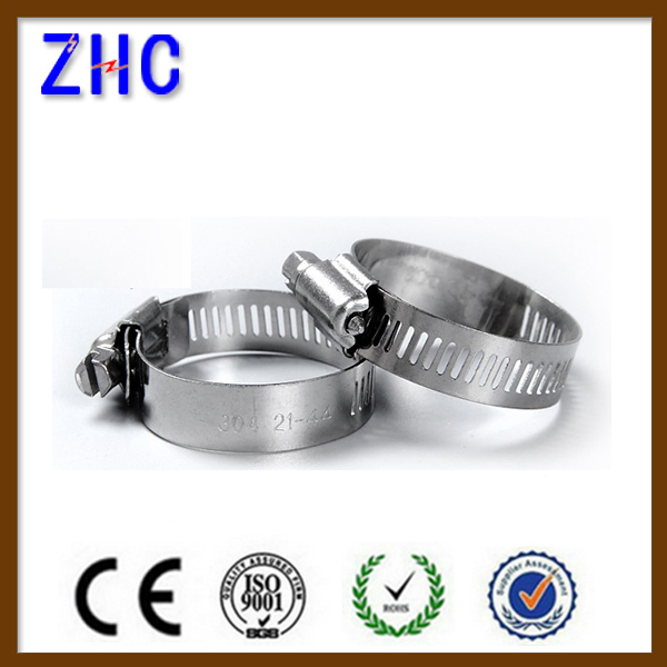 American German Type Stainless Steel Wing Nut Hose Clamp