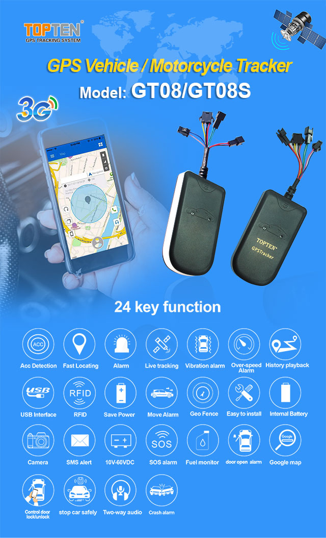 GPS-трекер GT08-TN для авто с иммобилайзером