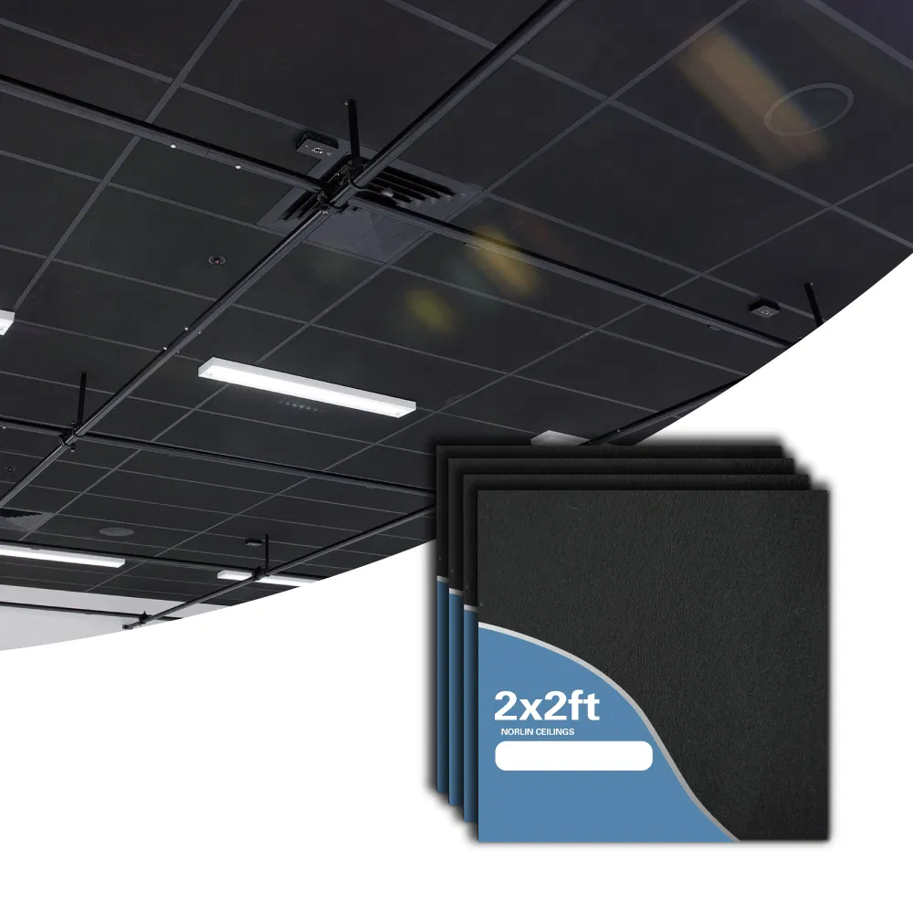 600X600mm Acoustic Ceiling Tile Suspended Grid Ceilings