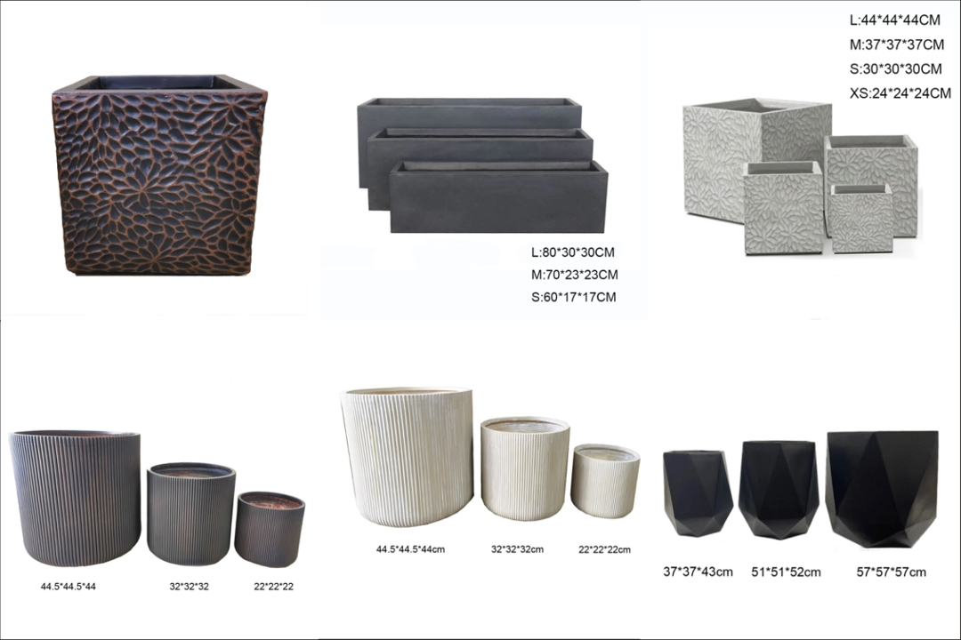 Набор кашпо для сада с индивидуальным дизайном