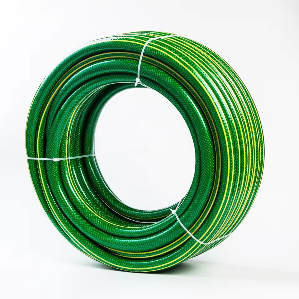 China Factory 50m 3/4'' 4 Layers PVC Garden Flexible Water Hose Durable PVC Hose for Home Garden